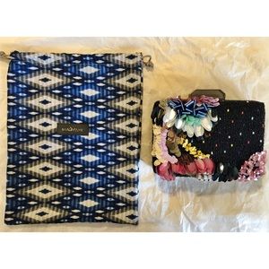 SOLD NWT Maliparmi 3D Paillettes Clutch